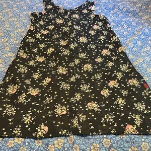 90s reversible floral maxi dress size XL vintage